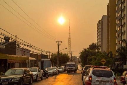 Mato Grosso em alerta laranja por seca extrema enquanto Inmet vigia possível onda de calor
