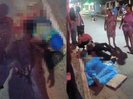 Idosa sofre ferimento grave ao ser atropelada por ônibus em Cuiabá