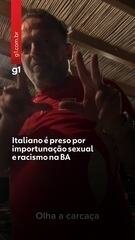 Italiano é preso por importunação sexual e racismo em destino turístico na Bahia