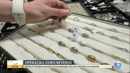 Polícia de SP faz operação contra esquema que envolve furtos e roubos de ouro