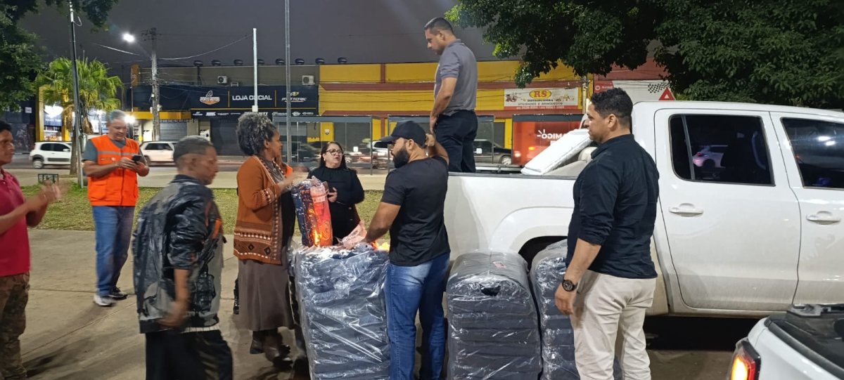 Cuiabá intensifica proteção social com distribuição de alimentos e cobertores em noites frias