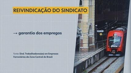 Funcionários em greve da CPTM pedem garantia de emprego para 4.700 empregados Funcionários em greve da CPTM pedem garantia de emprego para 4.700 empregados