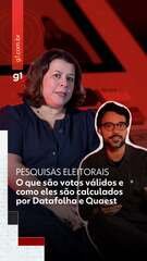 O que são votos válidos e como eles são calculados por Datafolha e Quaest