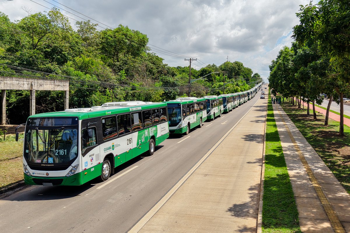 Cuiabá conquistou a segunda frota de ônibus mais moderna entre capitais do Brasil