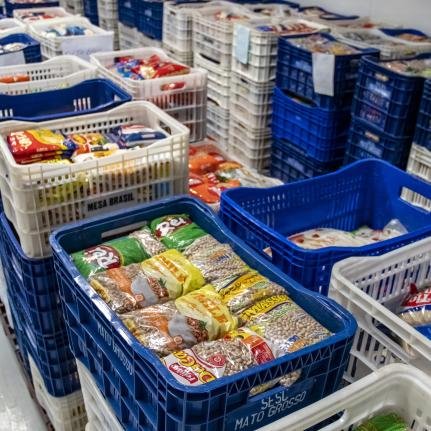 Sesc Mesa Brasil distribui 7 mil quilos de alimentos arrecadados em jogo do Palmeiras