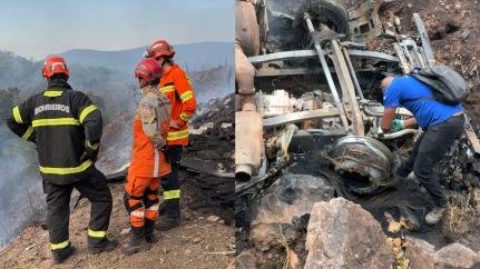 Motorista morre carbonizado em colisão entre carretas na Serra do Mangaval em Cáceres