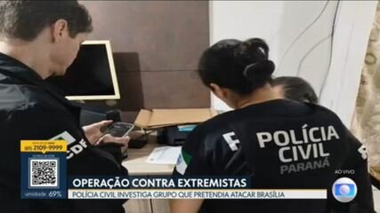 Polícia Civil do DF faz operação contra grupo que pretendia fazer ataques em Brasília durante o período eleitoral Polícia Civil do DF faz operação contra grupo que pretendia fazer ataques em Brasília durante o período eleitoral