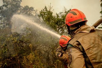 Bombeiros de Mato Grosso combatem incêndios florestais em múltiplos municípios