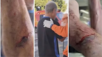 Idoso sofre agressão dentro de supermercado e é atendido pelo Corpo de Bombeiros em Cuiabá