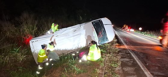 Colisão múltipla na BR-163 deixa 18 feridos em Lucas do Rio Verde
