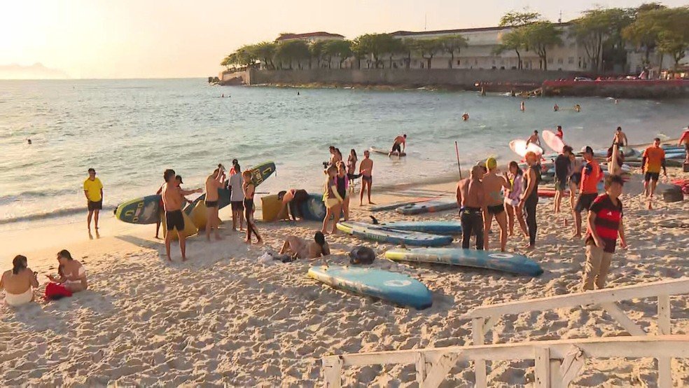 Ventania em Copacabana: Prefeitura Suspende Aulas de Stand-up Paddle por Risco de Vento Forte