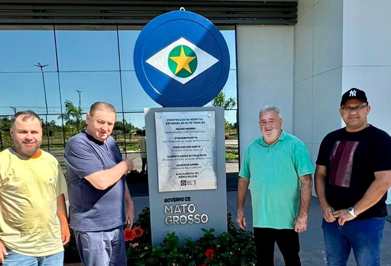 Nininho vistoria novo Hospital Regional de Alta Floresta e destaca avanços nas obras