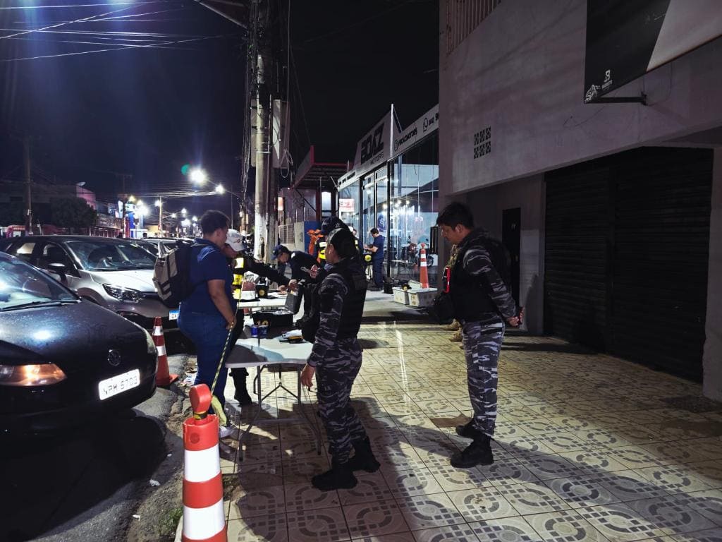 Operação Lei Seca em avenida de Várzea Grande termina com seis presos