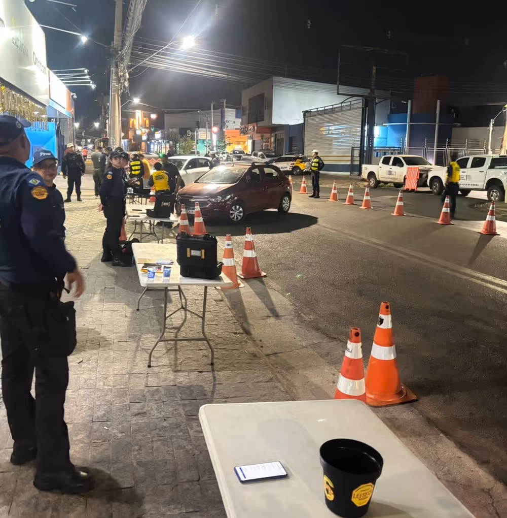 Operação Lei Seca em Cuiabá termina com três motoristas presos por embriaguez ao volante