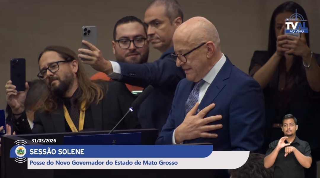 Pivetta assume Governo de MT após renúncia de Mauro Mendes para disputar o Senado