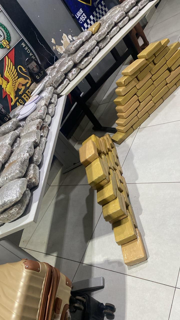 Polícia Militar apreende 172 tabletes de “super maconha” em Várzea Grande
