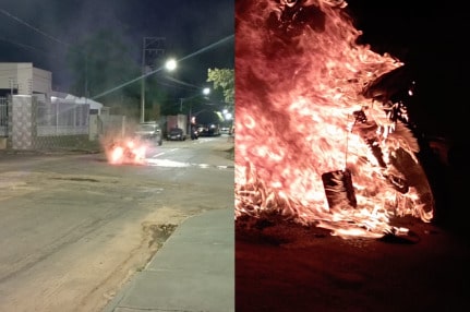 Polícia Militar prende homem por atear fogo em moto e brigar com a mulher