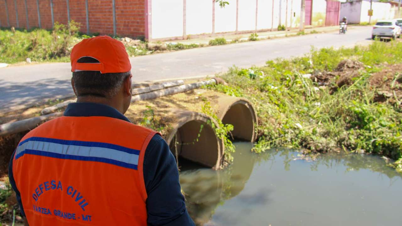 Prefeitura de Várzea Grande emite alerta para temporais e orienta população sobre riscos e prevenção