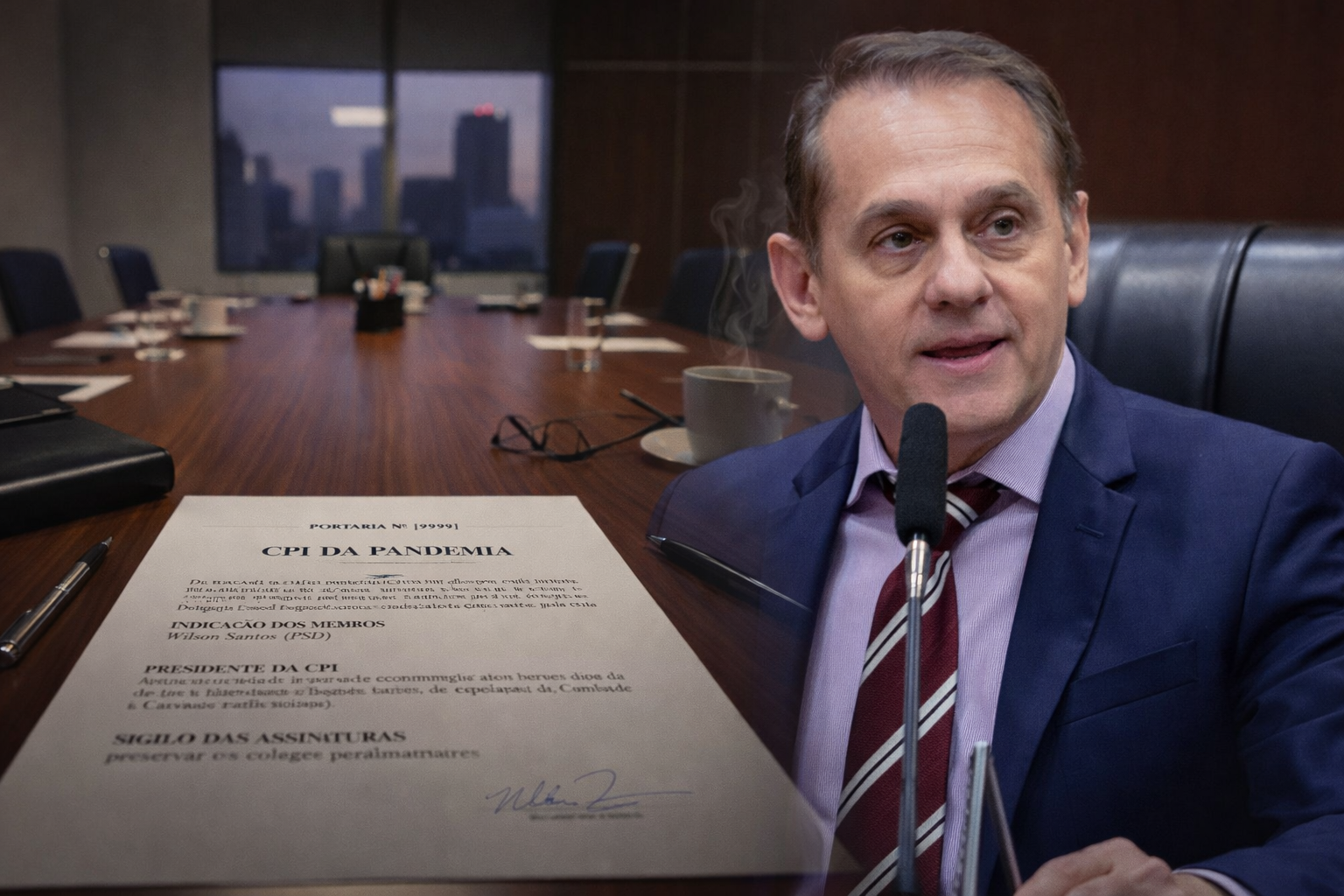 Segredo a sete chaves: Wilson Santos mantém em sigilo nomes de deputados que apoiam CPI da Saúde