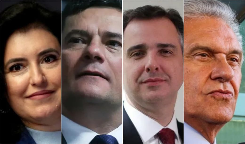 Tebet, Moro e Pacheco: os principais políticos que trocaram de partido para a eleição