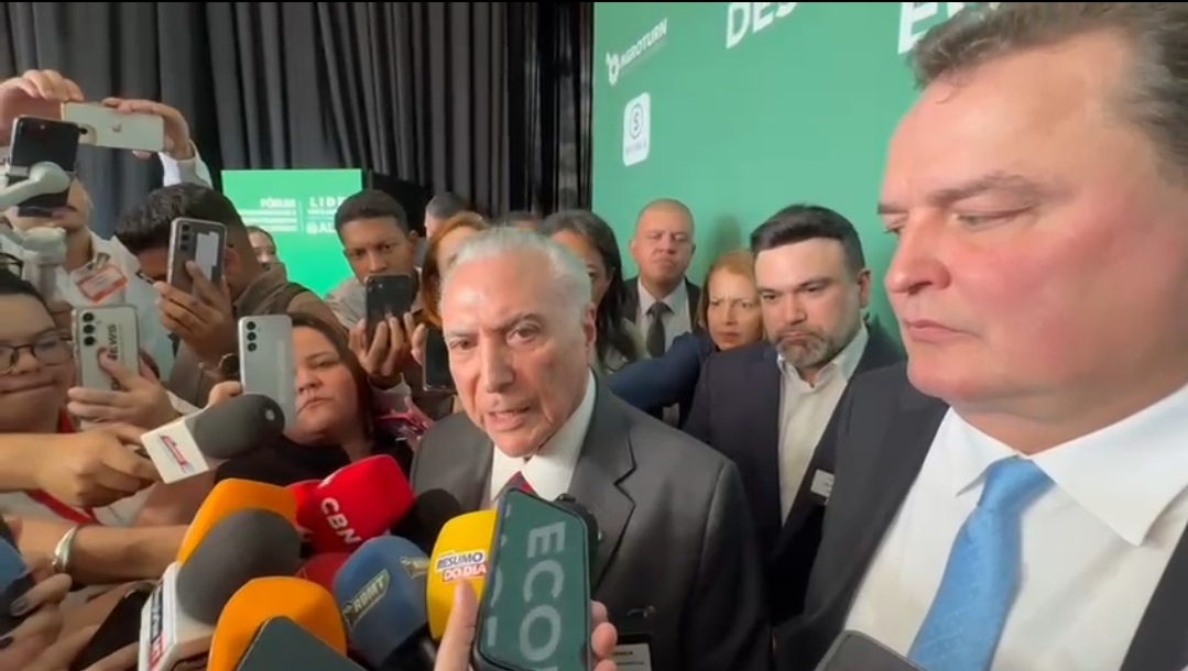Temer enaltece Janaína Riva e fala sobre articulações entre MDB e PL