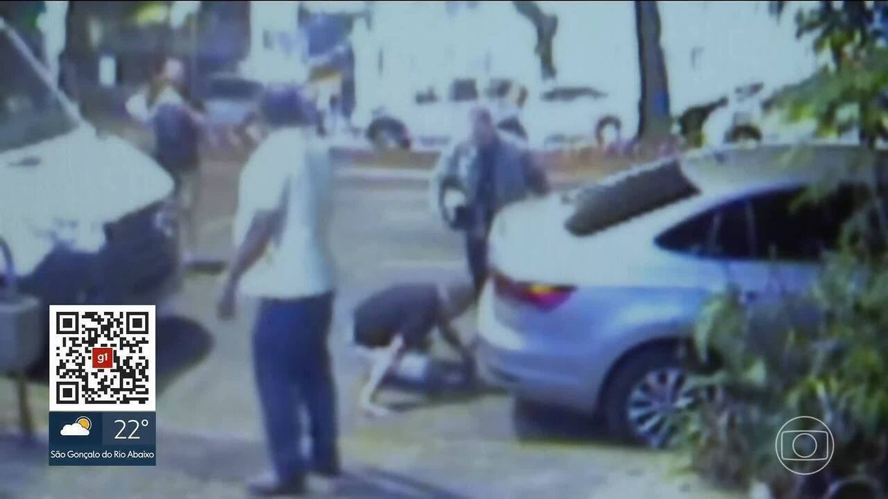 Vídeo mostra prisão de homem que agrediu criança por achar que ela era bebê reborn
